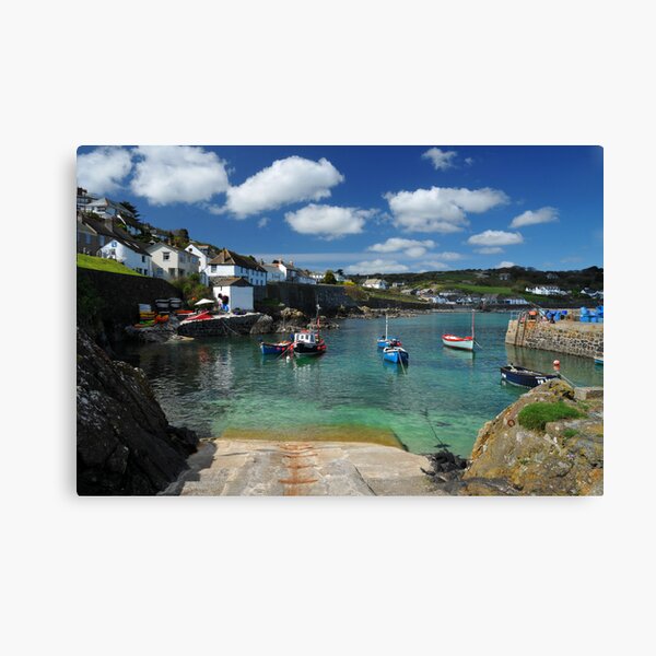 Coverack Harbour Canvas Print