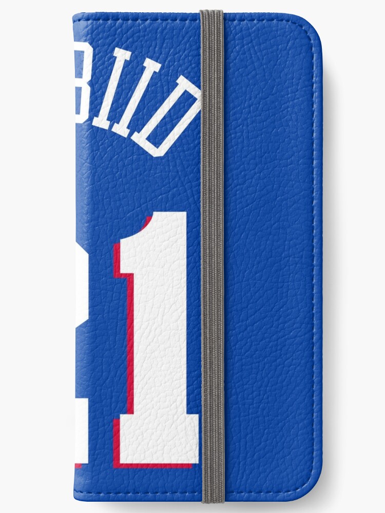 Joel Embiid Jersey Iphone Wallet By Csmall96 Redbubble