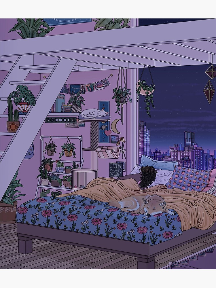 Sweet Dreams- Night by kelseydraws