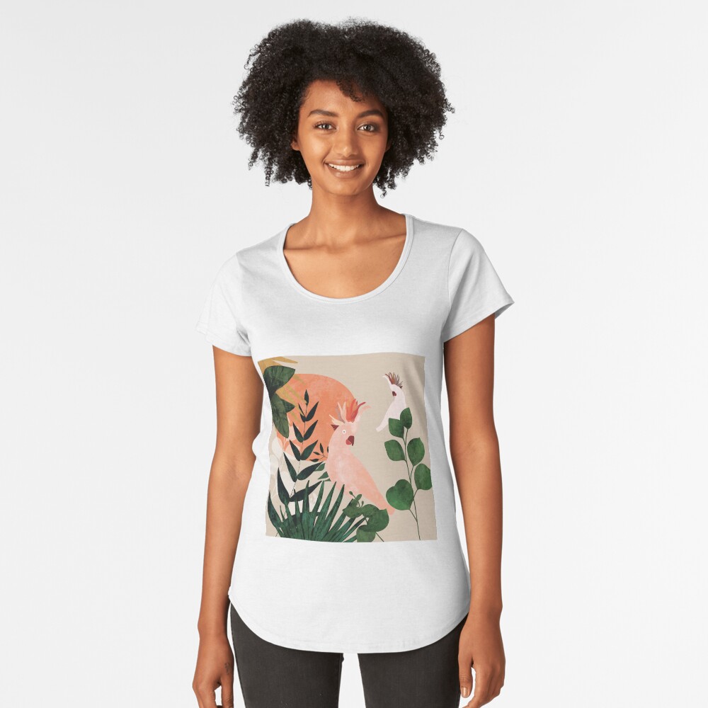 Cockatoo jungle modern Premium Scoop T-Shirt