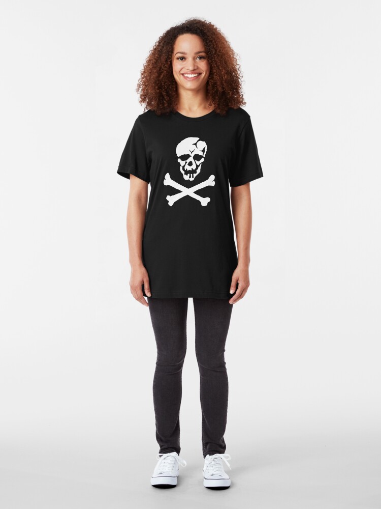 h and m skull shirt