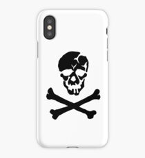 Skull Squadron (black skull) iPhone Case