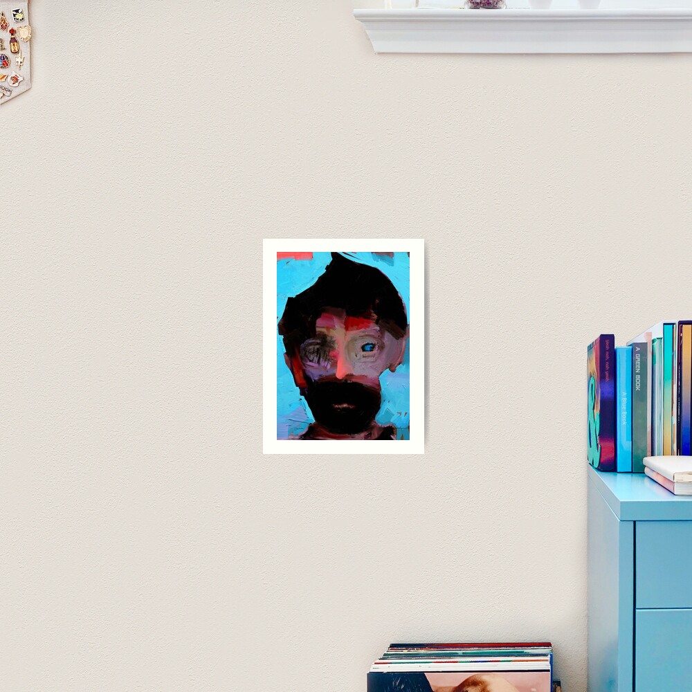 BeardMans Suspicious Mind Art Print
