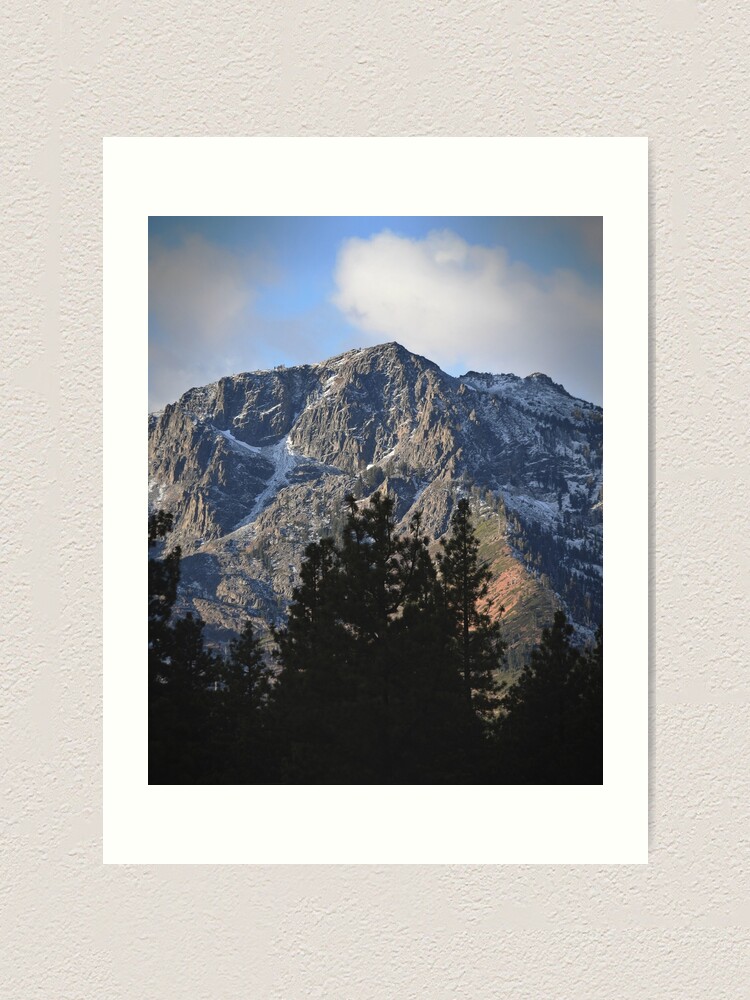 Alternate view of Mount Tallac Before the Storm Art Print