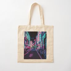 Tokyo - A Neon Wonderland Cotton Tote Bag