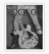 Rock On Tee Sticker