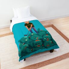 Jerry and Mr Meeseeks Comforter