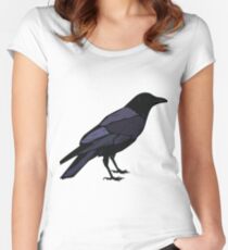 Raven Women's Fitted Scoop T-Shirt