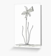 daffodil Greeting Card