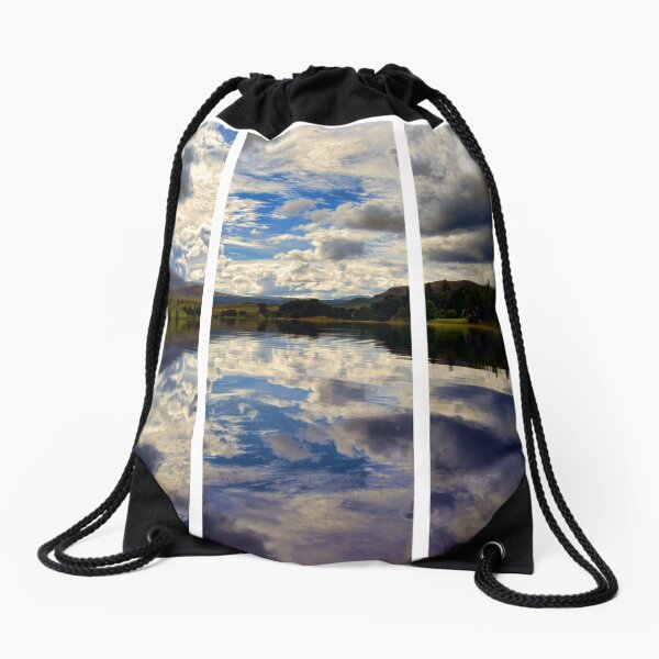 Water Reflections- Loch Rannoch-Highlands of Scotland(2) Drawstring Bag