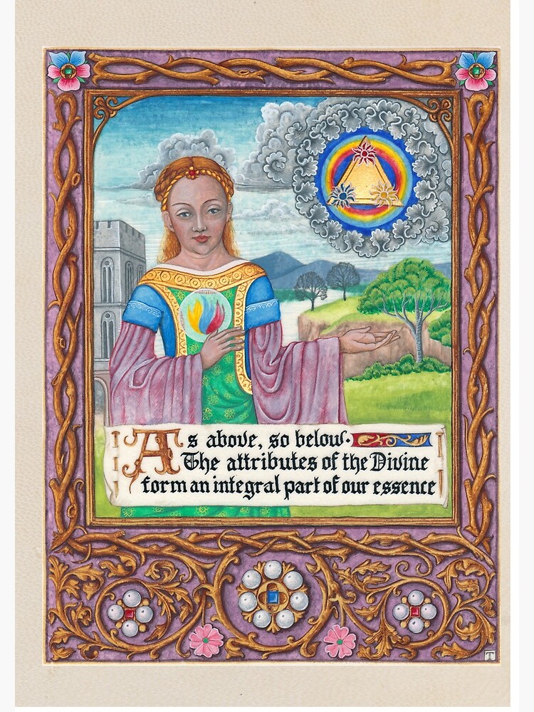 Medieval Illumination - As Above so Below by TCilluminate