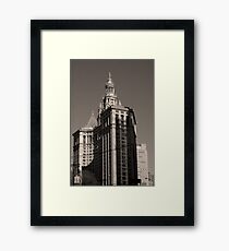 Lámina enmarcada New York Building