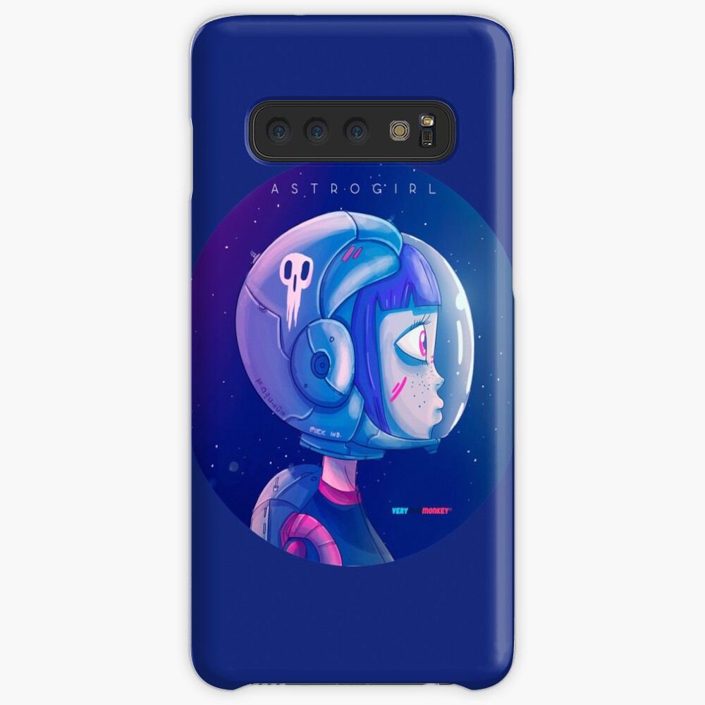 Astrogirl by Fran Ferriz Funda y vinilo para Samsung Galaxy