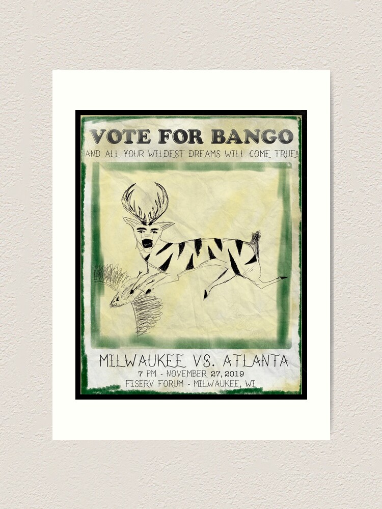Alternate view of Vote for Bango Art Print