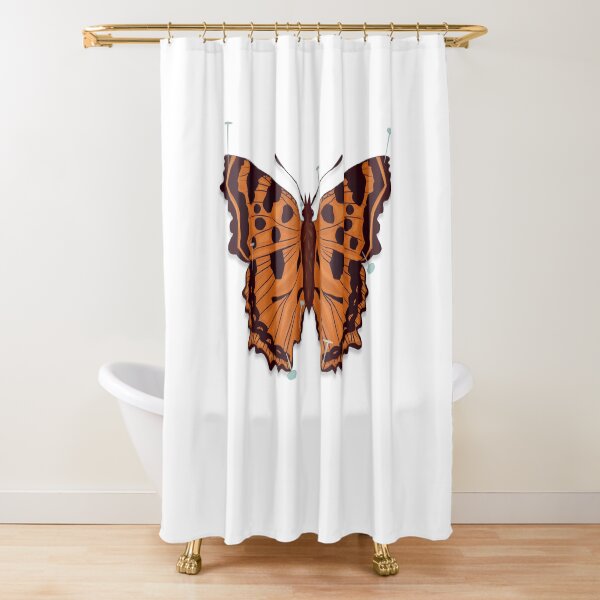 Butterfly: Pinned down Shower Curtain