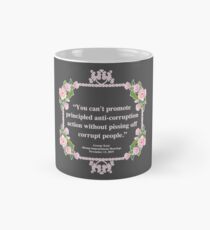 Kent Corruption Quote (pink flowers) Classic Mug