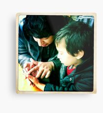 the world is in your hands Metal Print
