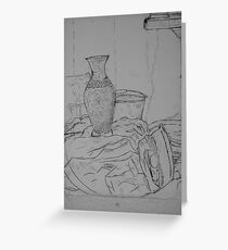 Line Art Greeting Card