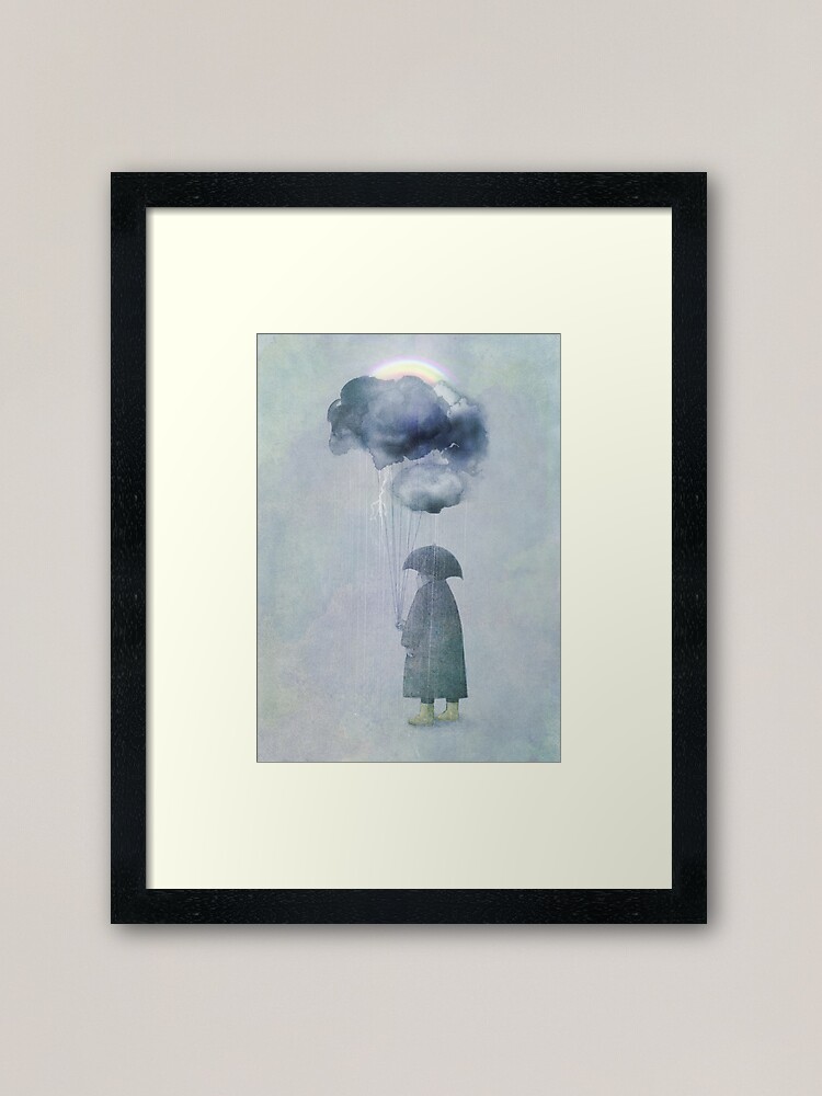 Alternate view of The Cloud Seller Framed Art Print