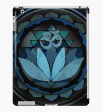 Buddhist lotus yoga sanskrit om iPad Case/Skin