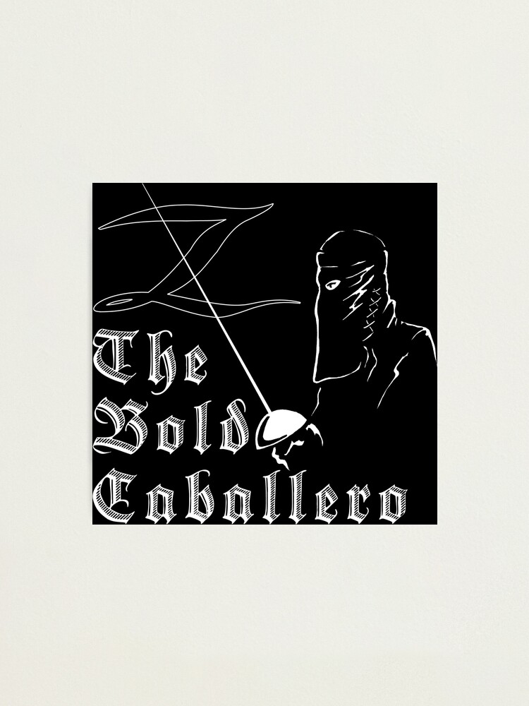 Alternate view of Zorro - The Bold Caballero Photographic Print