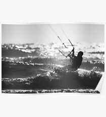 Kite Surfing Poster