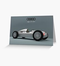 Auto Union Type D Greeting Card