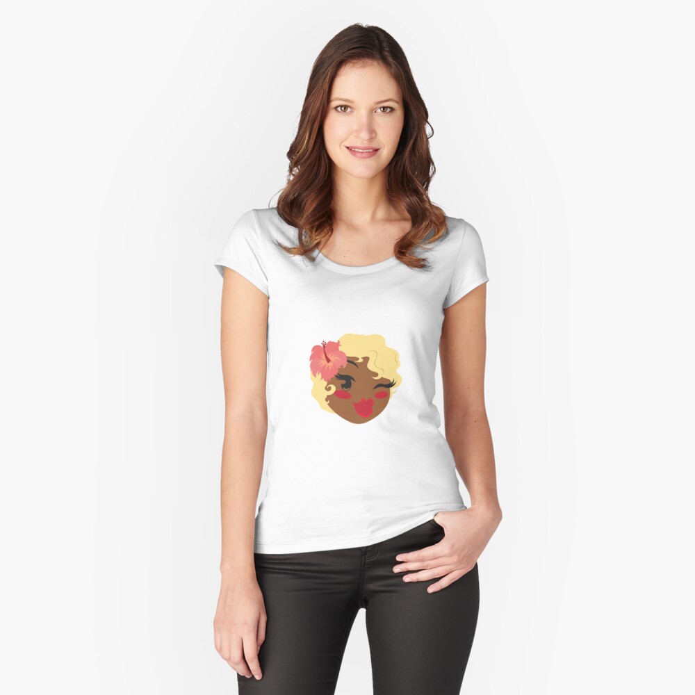 Pincurls & Parasols Private Listing Fitted Scoop T-Shirt
