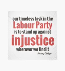 Stand up Against Injustice - Corbyn Scarf