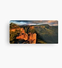 Sunset at Devils Gullet Metal Print