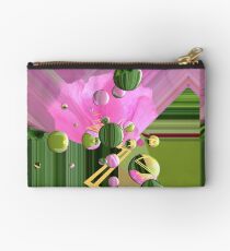 Dew Drops on the Rose Zipper Pouch