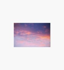 Sunset clouds Art Board Print