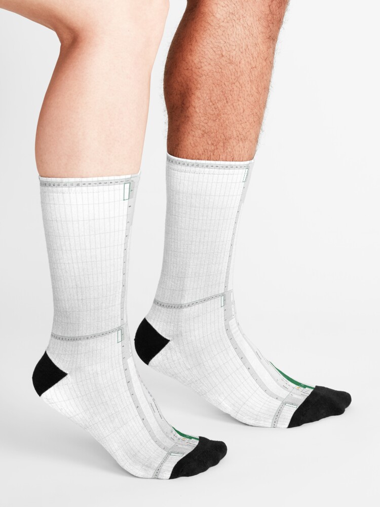 Alternate view of Excel spreadsheet Socks