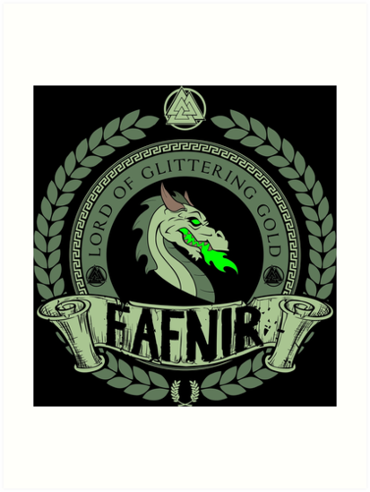 fafnir limited edition art print by allstarfey1 redbubble redbubble