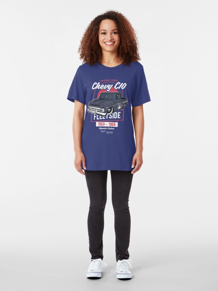 Alternative Ansicht von Chevy C10 - American Legend Slim Fit T-Shirt