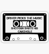 Driver Picks The Music... Sticker