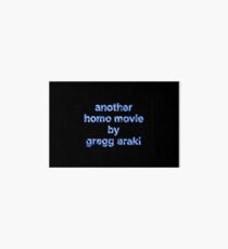 Another Homo Movie by Gregg Araki Art Board Print