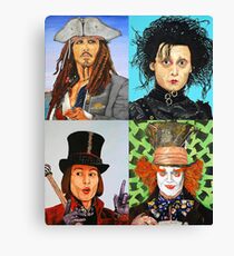 Lienzo Collage de Johnny Depp
