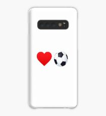 Liebe Fußball! Hülle & Klebefolie für Samsung Galaxy