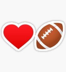 Love football! Sticker