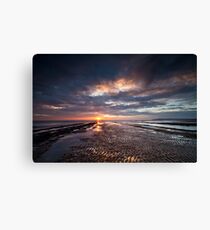 Sunlit ripples Canvas Print