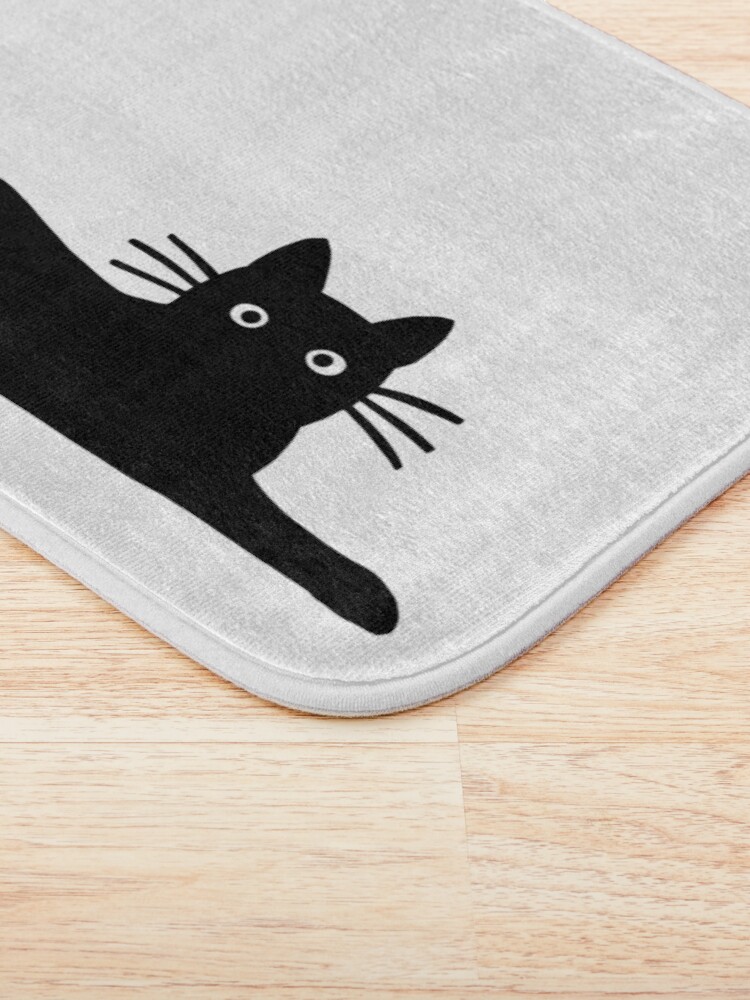 Alternate view of Black Cat Bath Mat