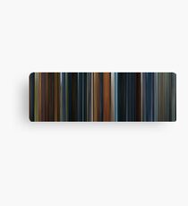 Moviebarcode: The Lord of the Rings: The Fellowship of the Ring (2001) Canvas Print