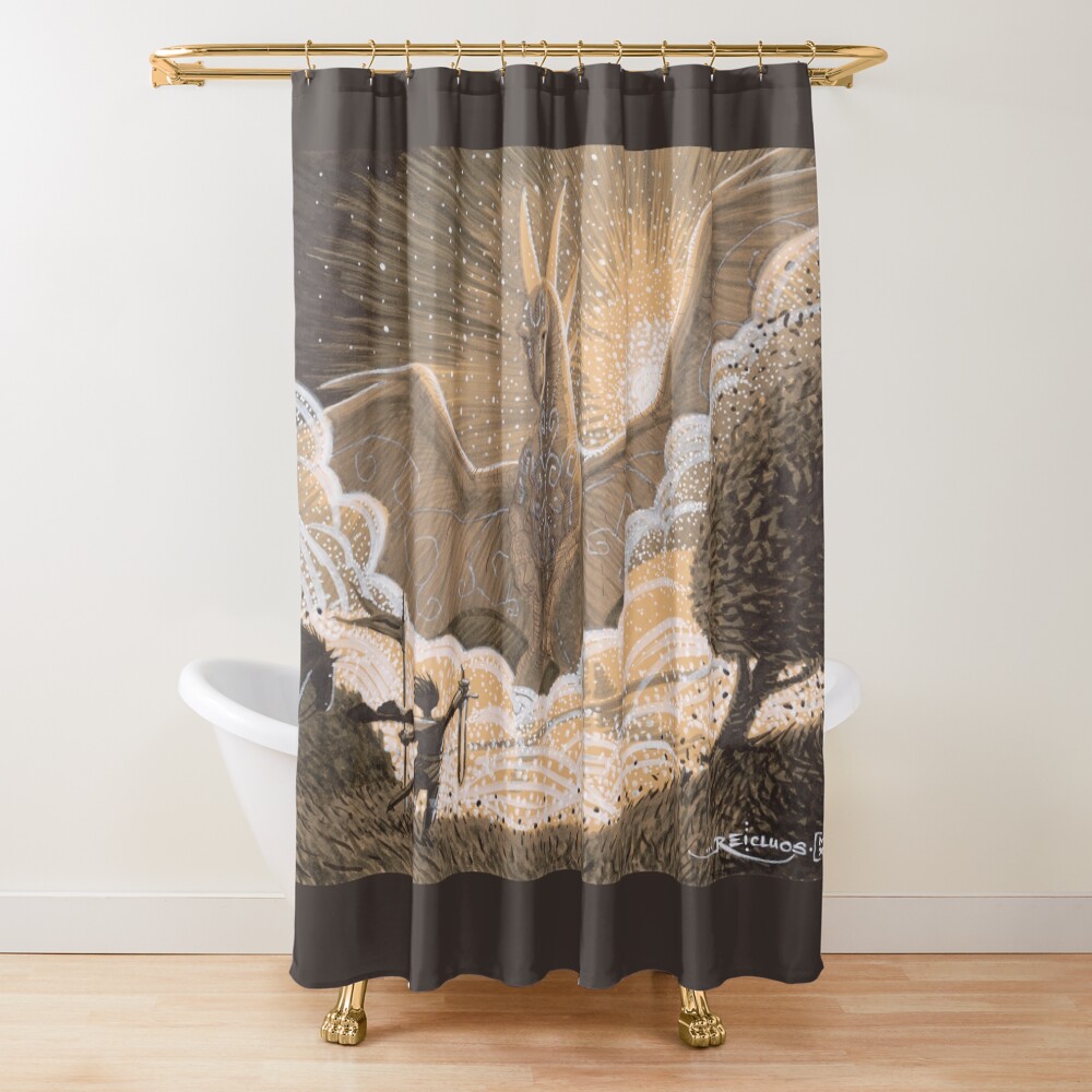 The Return of the Great Dragon Shower Curtain