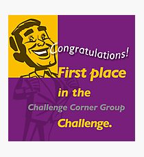 First Place CCG banner Photographic Print