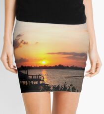 Dock on the bay Mini Skirt