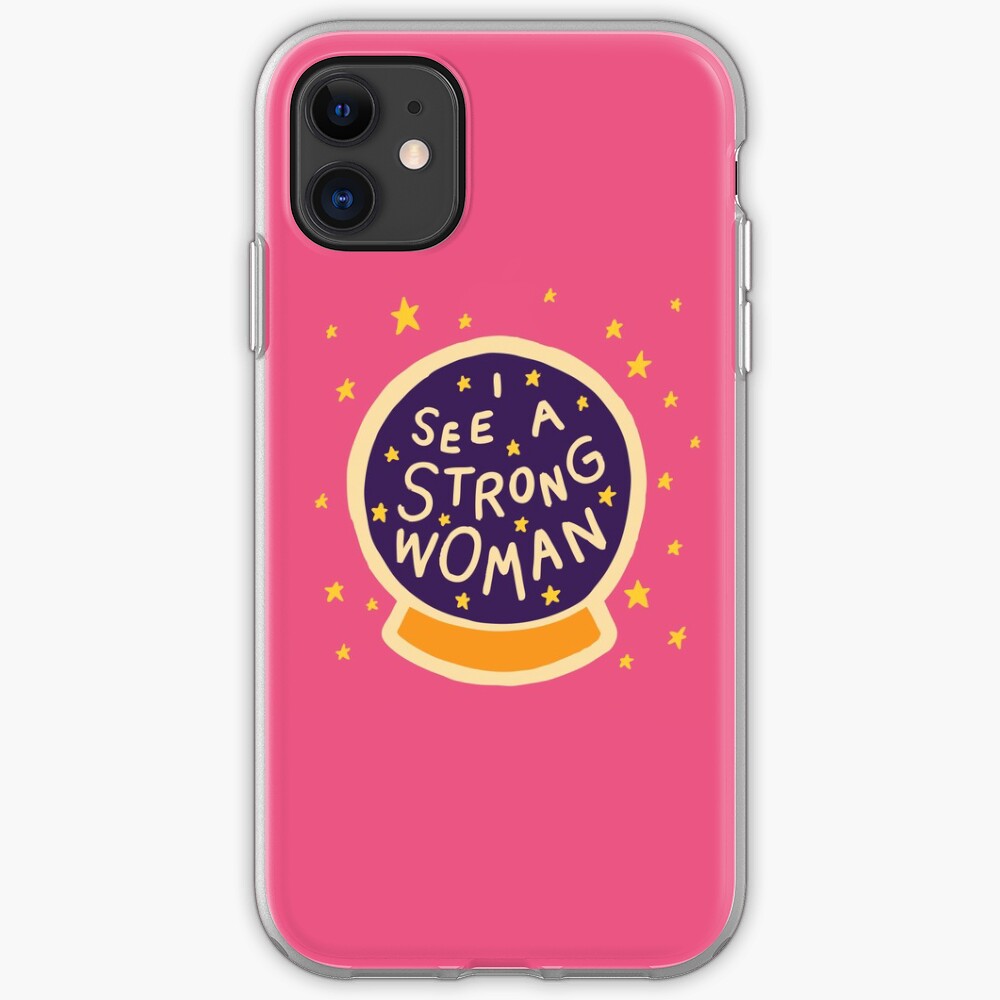 I see a strong woman iPhone Soft Case