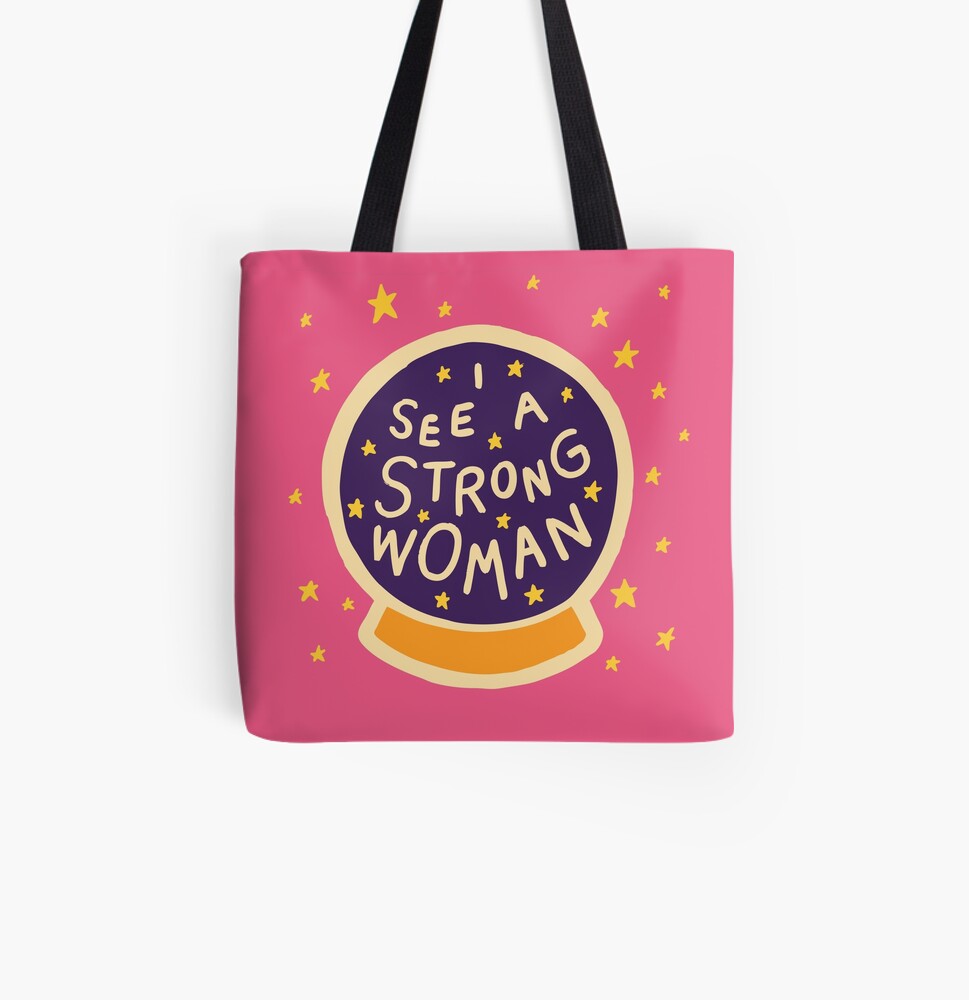 I see a strong woman All Over Print Tote Bag