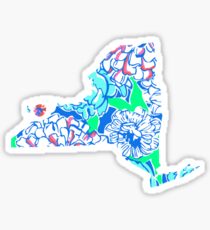 Lilly States - New York Sticker
