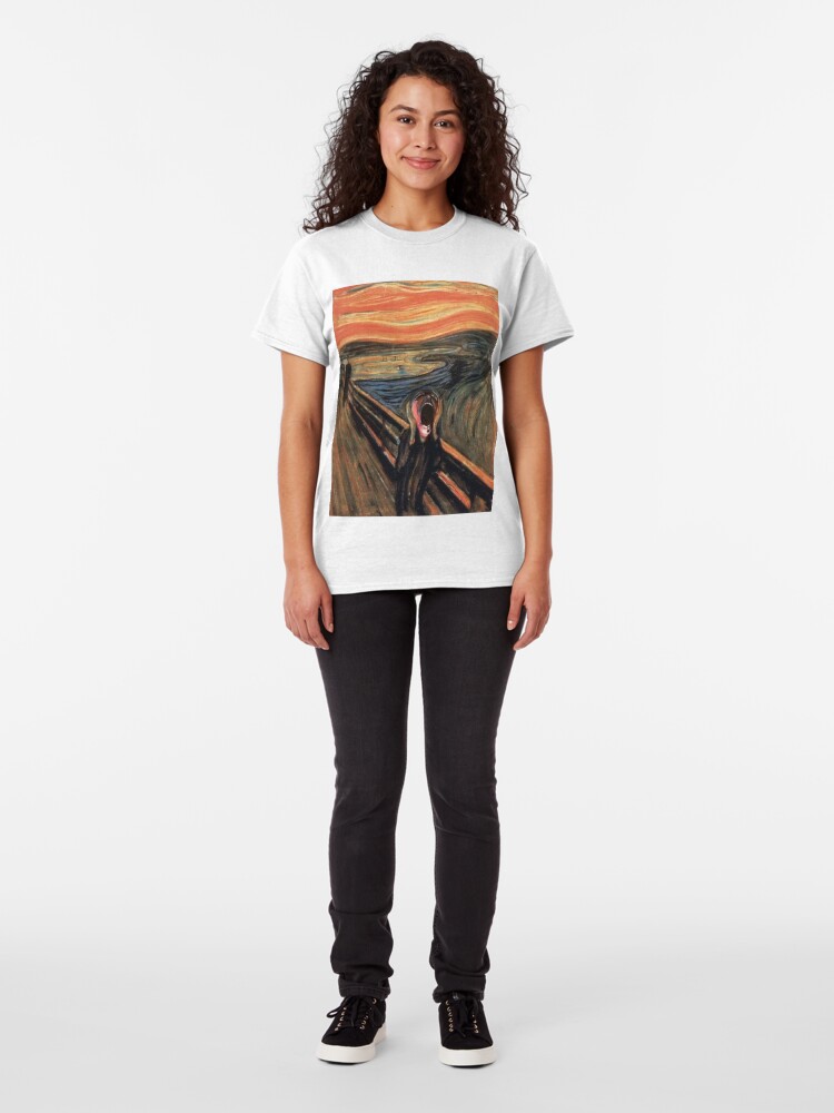 Alternate view of pink scream Classic T-Shirt
